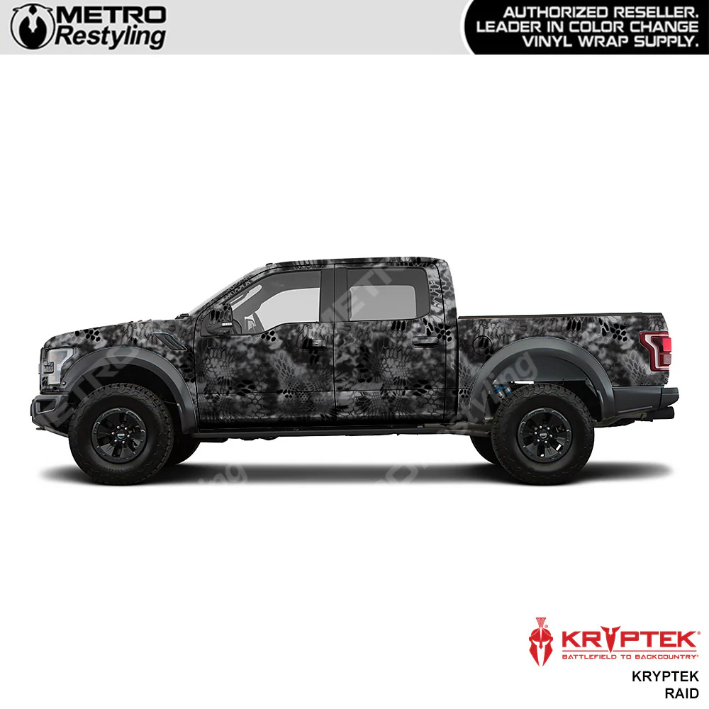 Kryptek Raid Camouflage Vinyl Wrap Film - Image 3