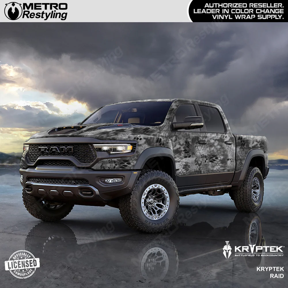 Kryptek Raid Camouflage Vinyl Wrap Film - Image 4