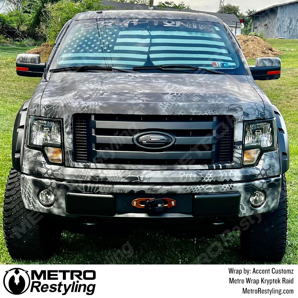 Kryptek Raid Camouflage Vinyl Wrap Film - Image 5