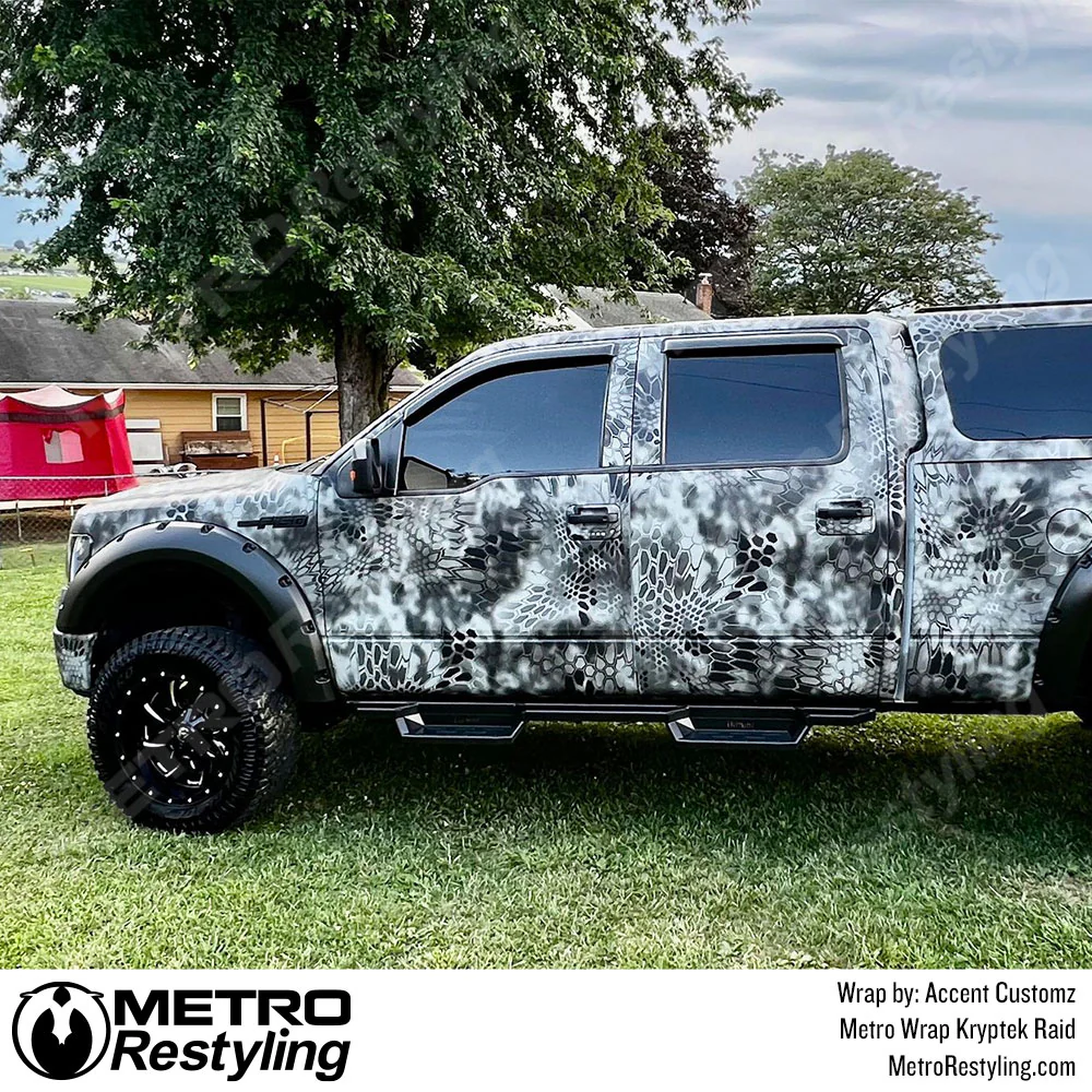 Kryptek Raid Camouflage Vinyl Wrap Film - Image 8