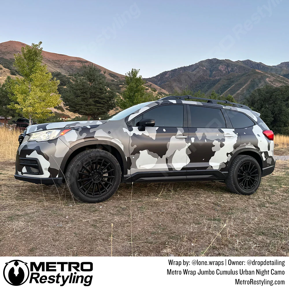 Metro Wrap Jumbo Cumulus Urban Night Camouflage Vinyl Film - Image 3