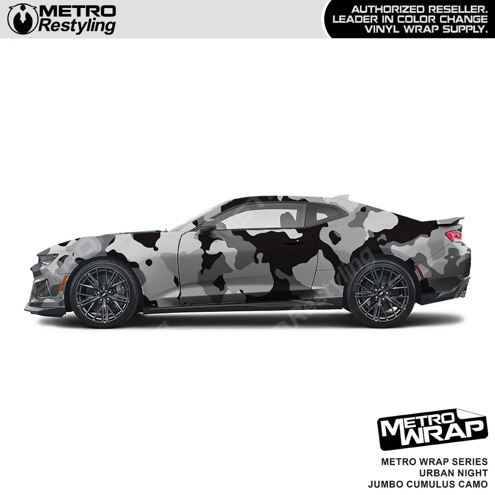 Metro Wrap Jumbo Cumulus Urban Night Camouflage Vinyl Film - Image 5