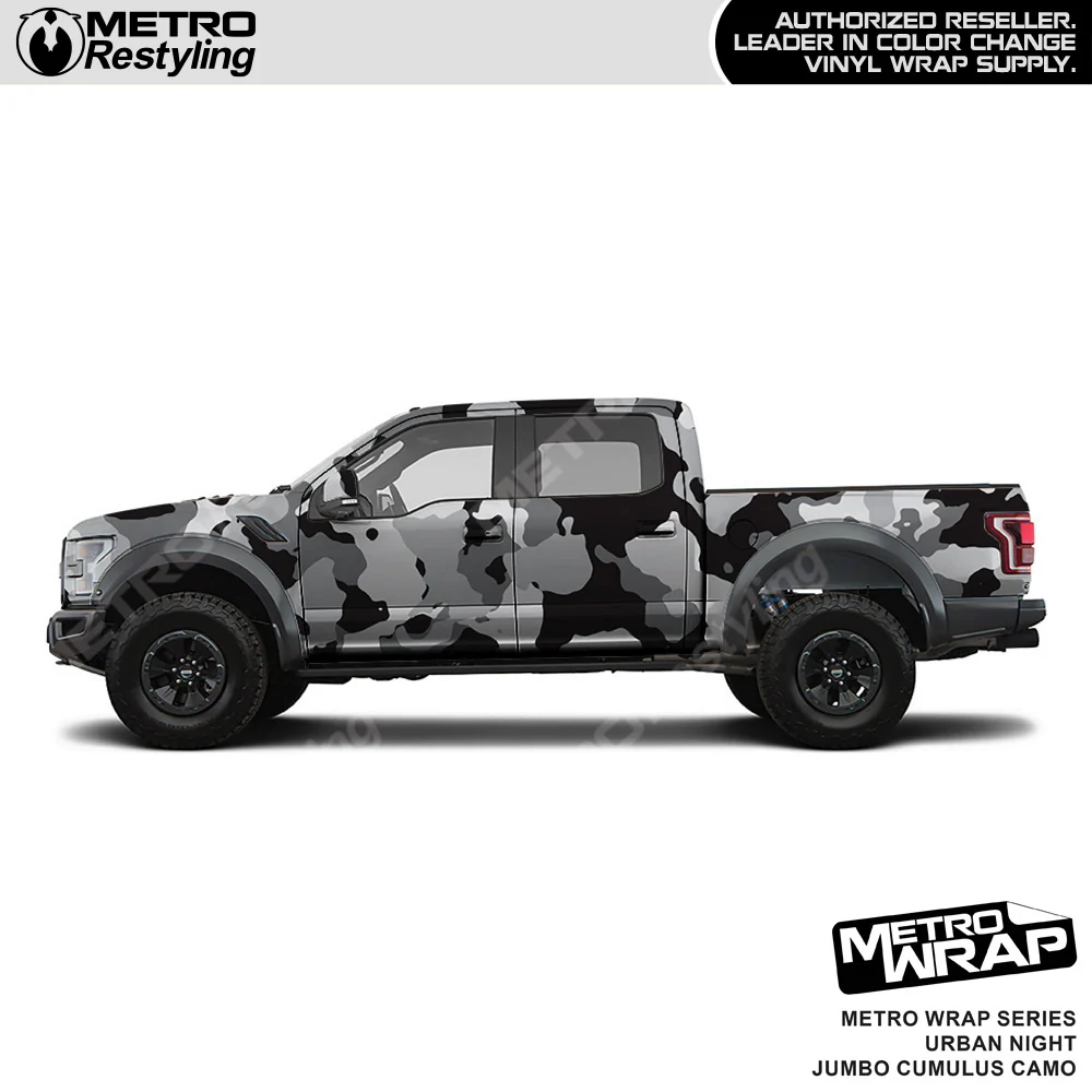 Metro Wrap Jumbo Cumulus Urban Night Camouflage Vinyl Film - Image 6