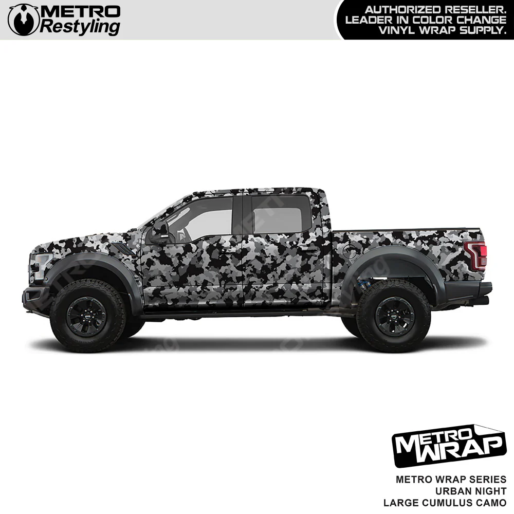 Metro Wrap Large Cumulus Urban Night Camouflage Vinyl Film - Image 3