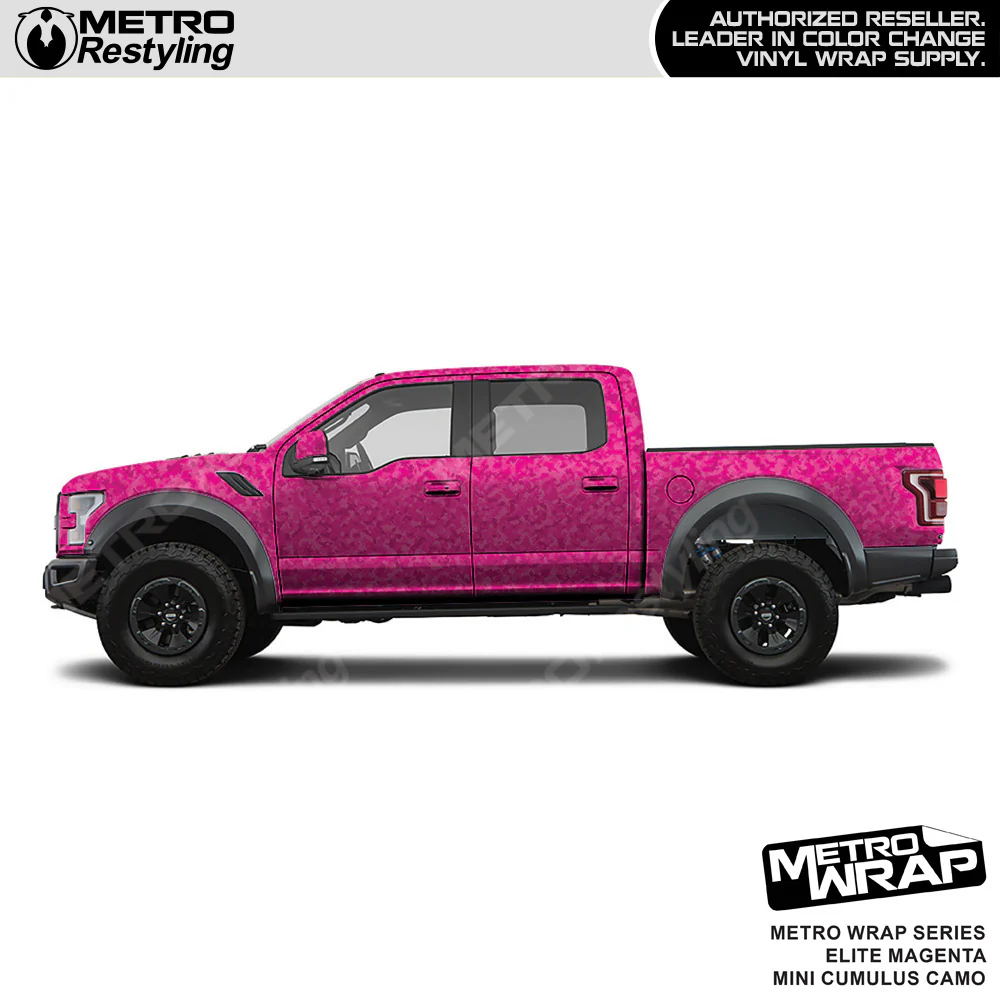 Metro Wrap Mini Cumulus Elite Magenta Camouflage Vinyl Film - Image 3