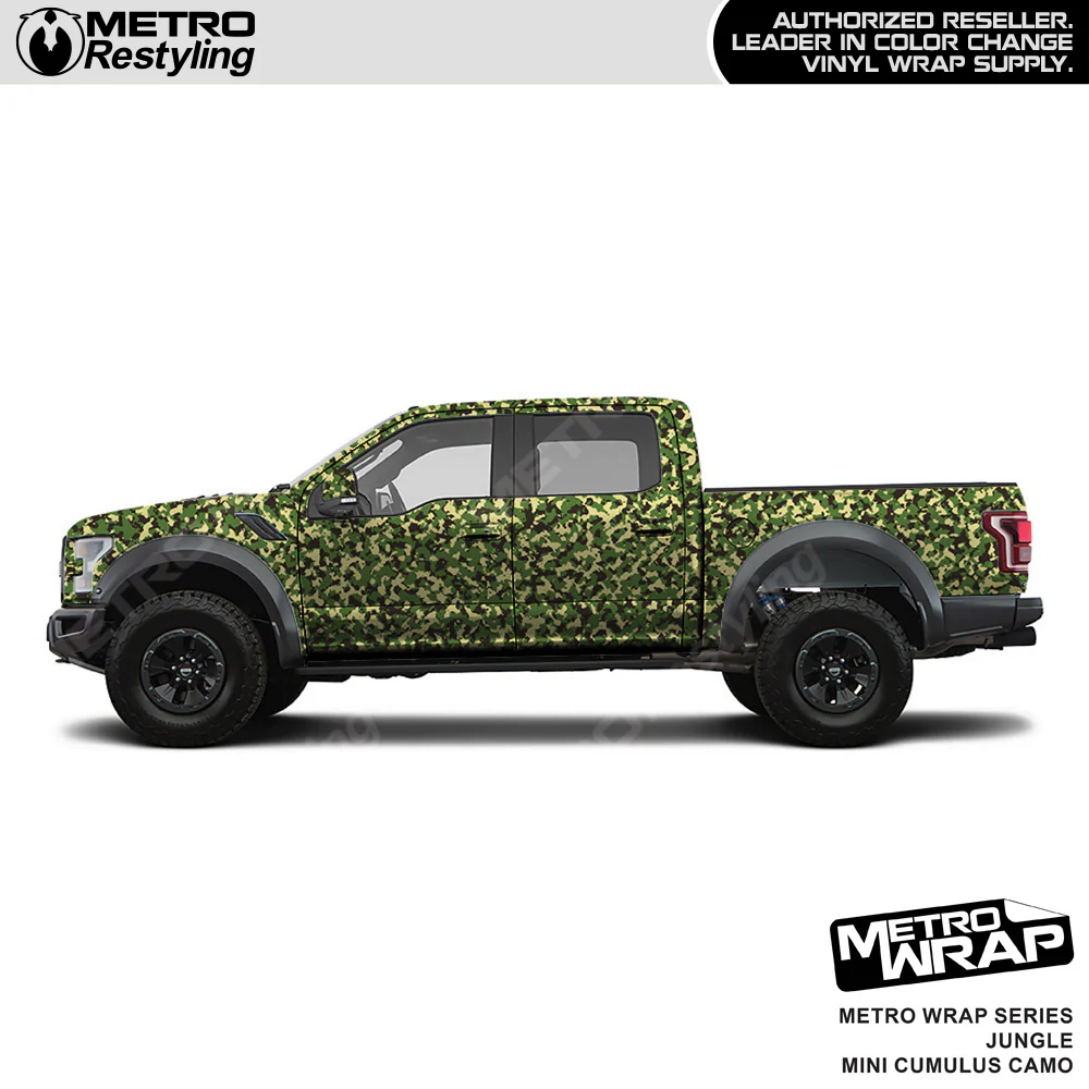 Metro Wrap Mini Cumulus Jungle Camouflage Vinyl Film - Image 3
