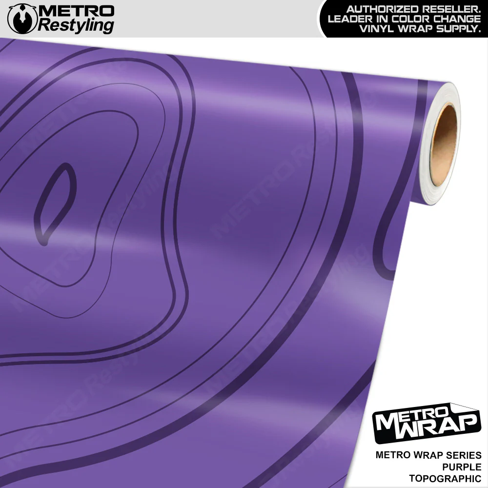 Metro Wrap Topographic Vinyl Film