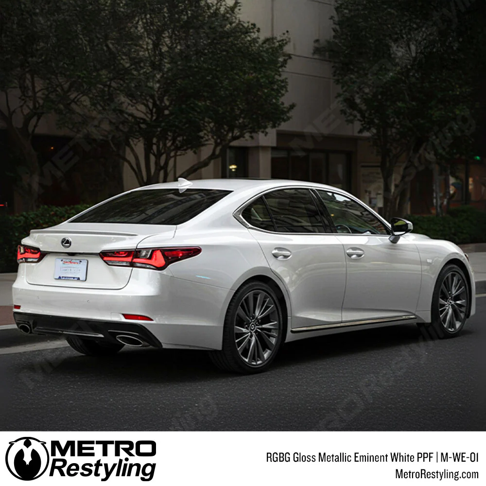 RGBG Gloss Metallic Eminent White Colored PPF | M-WE-01 - Image 3