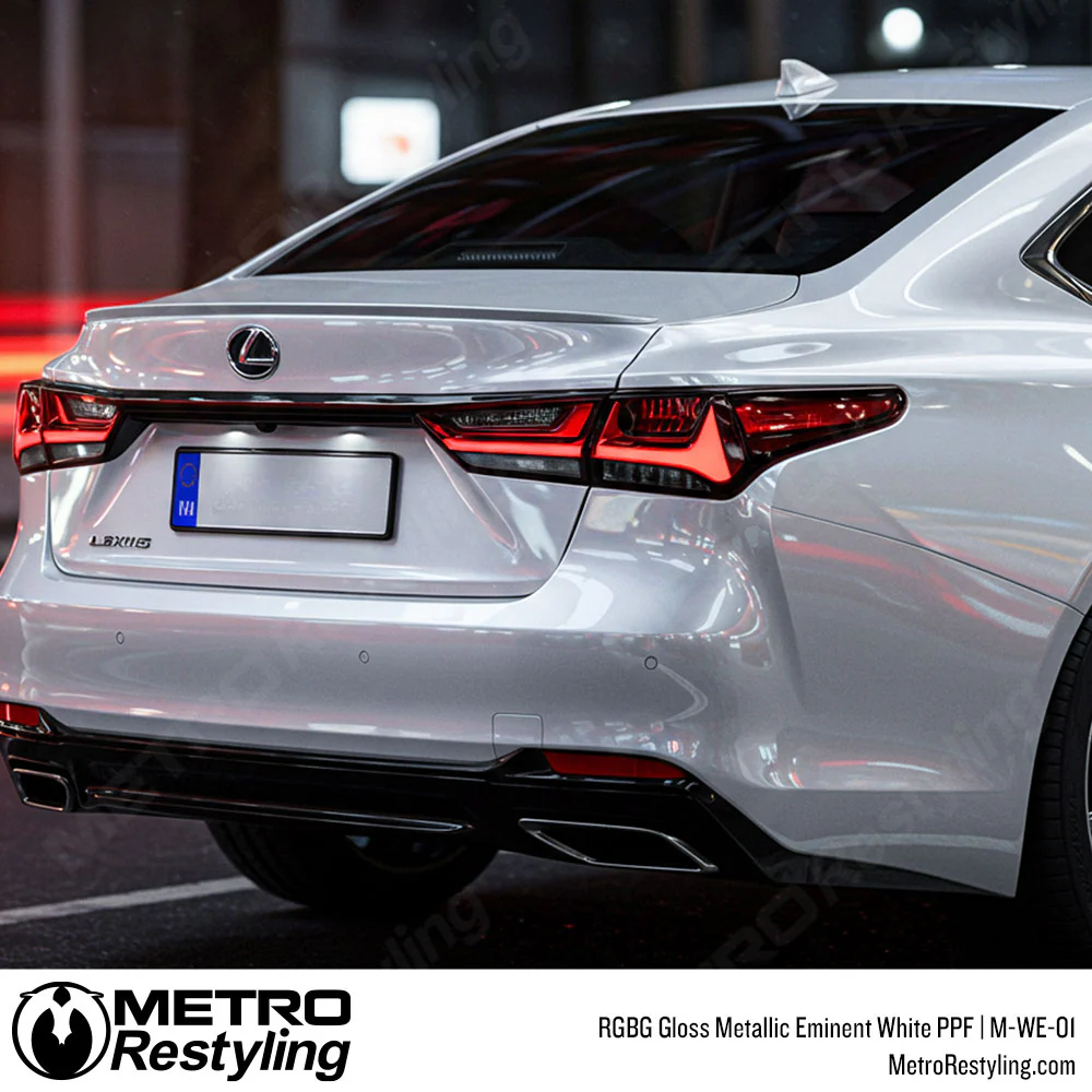 RGBG Gloss Metallic Eminent White Colored PPF | M-WE-01 - Image 4