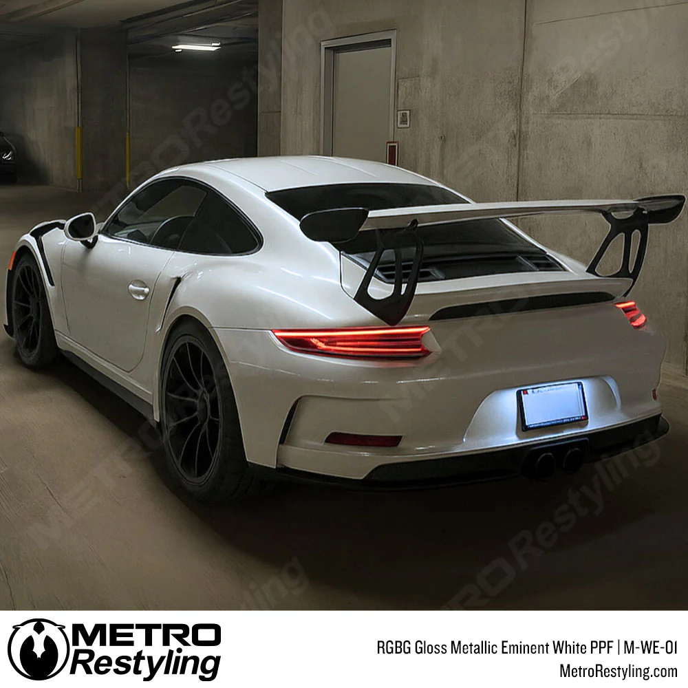 RGBG Gloss Metallic Eminent White Colored PPF | M-WE-01 - Image 5