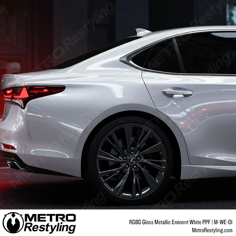 RGBG Gloss Metallic Eminent White Colored PPF | M-WE-01 - Image 7