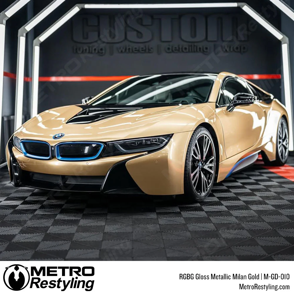 RGBG Gloss Metallic Milan Gold Colored PPF | M-GD-010 - Image 4
