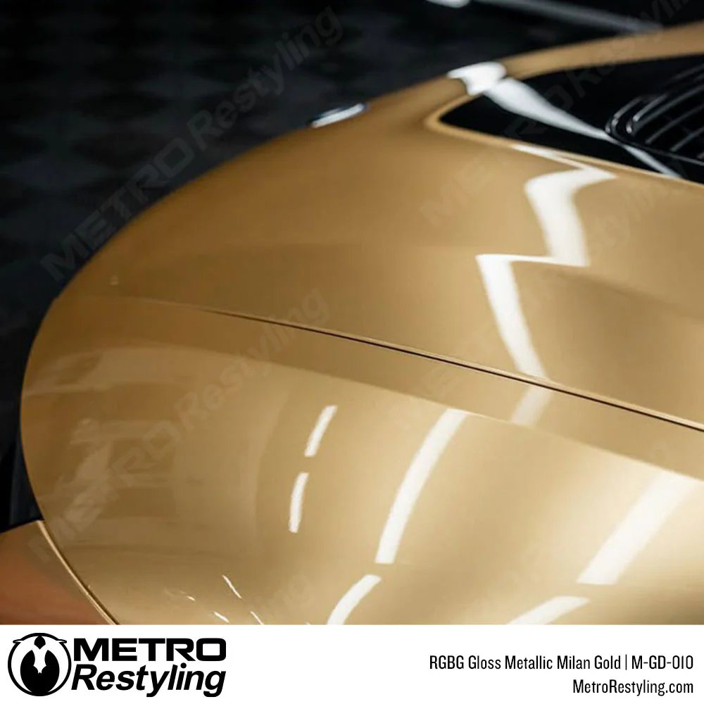 RGBG Gloss Metallic Milan Gold Colored PPF | M-GD-010 - Image 5