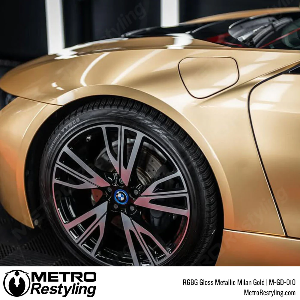 RGBG Gloss Metallic Milan Gold Colored PPF | M-GD-010 - Image 7